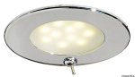 Osculati - Plafoniera Adria LED inox con interruttore
